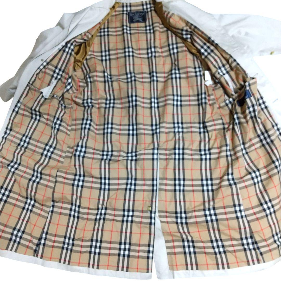 ビンテージ　ゆったり　バーバリー　ノバチェック　ステンカラー　トレンチコート