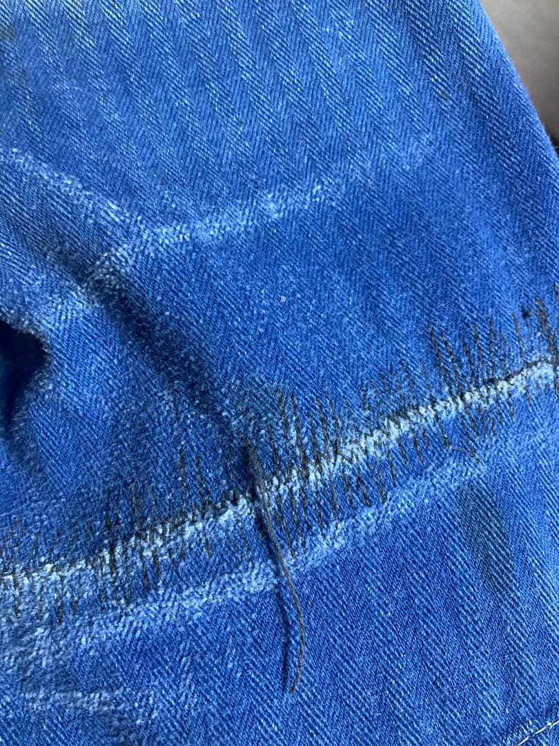 40s〜50s フレンチワーク ヘリンボーン ワークジャケット フェード