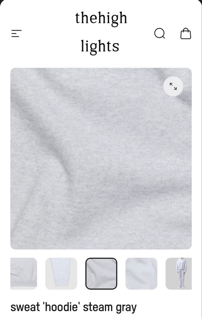 ザハイライツ　フーディ thehighlights sweat hoodie