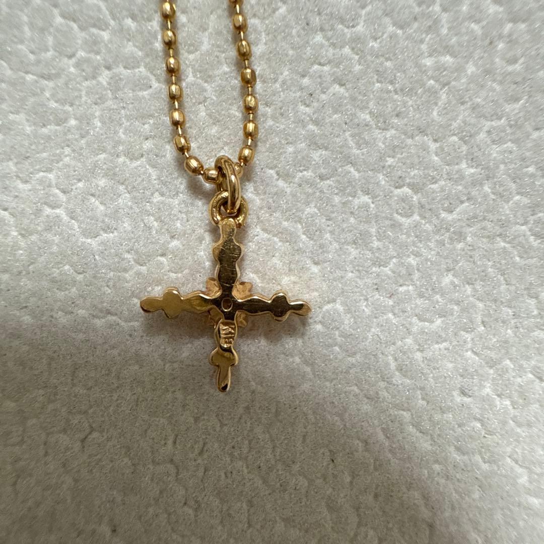 18K クロスモチーフネックレス
