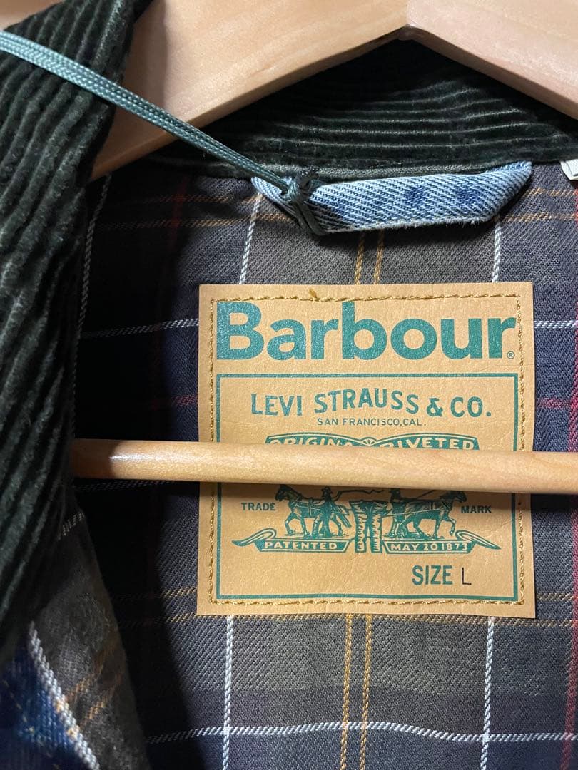 《Barbour × Levi’s》Type2 トラッカー ジャケット L