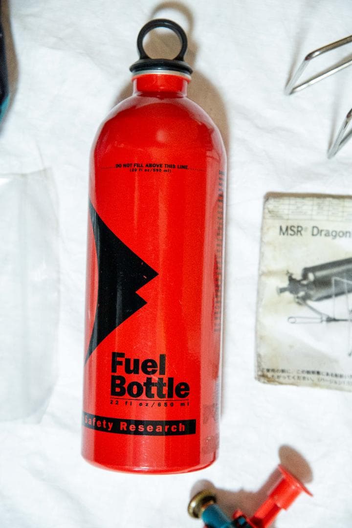 エムエスアール　MSR Dragonfly ドラゴンフライ　ボトル付き