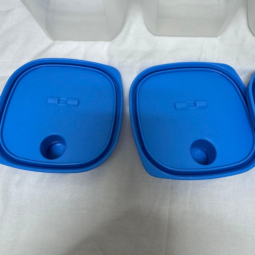 タッパーウェア　スクエア　sライン　1l 4個まとめ売り