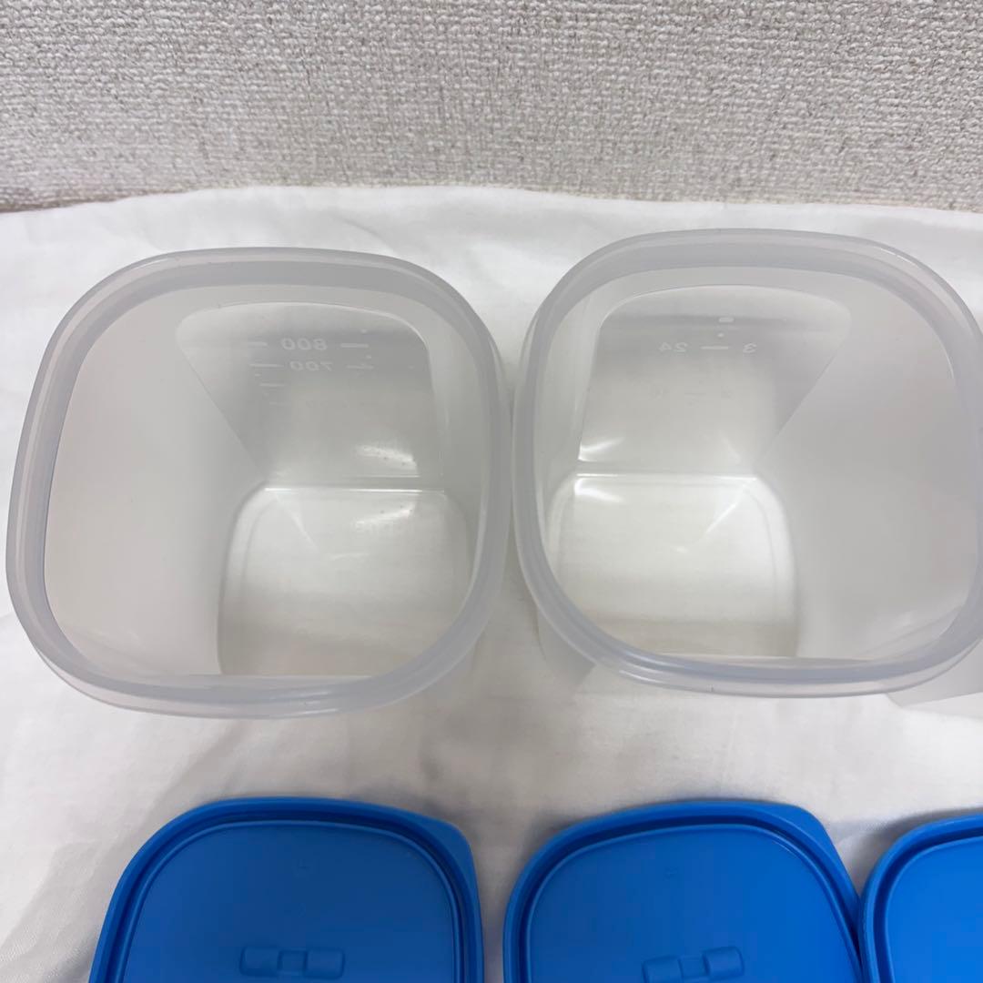 タッパーウェア　スクエア　sライン　1l 4個まとめ売り