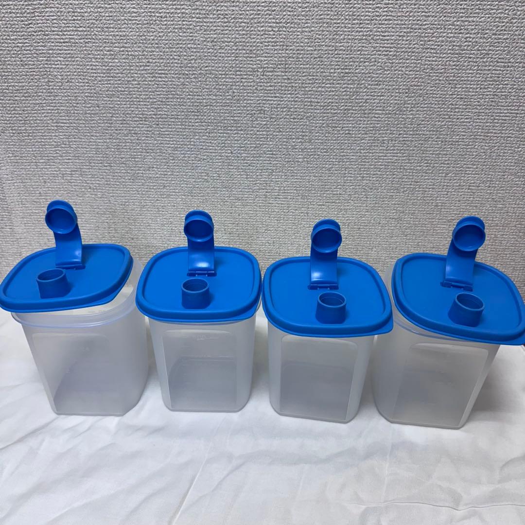タッパーウェア　スクエア　sライン　1l 4個まとめ売り