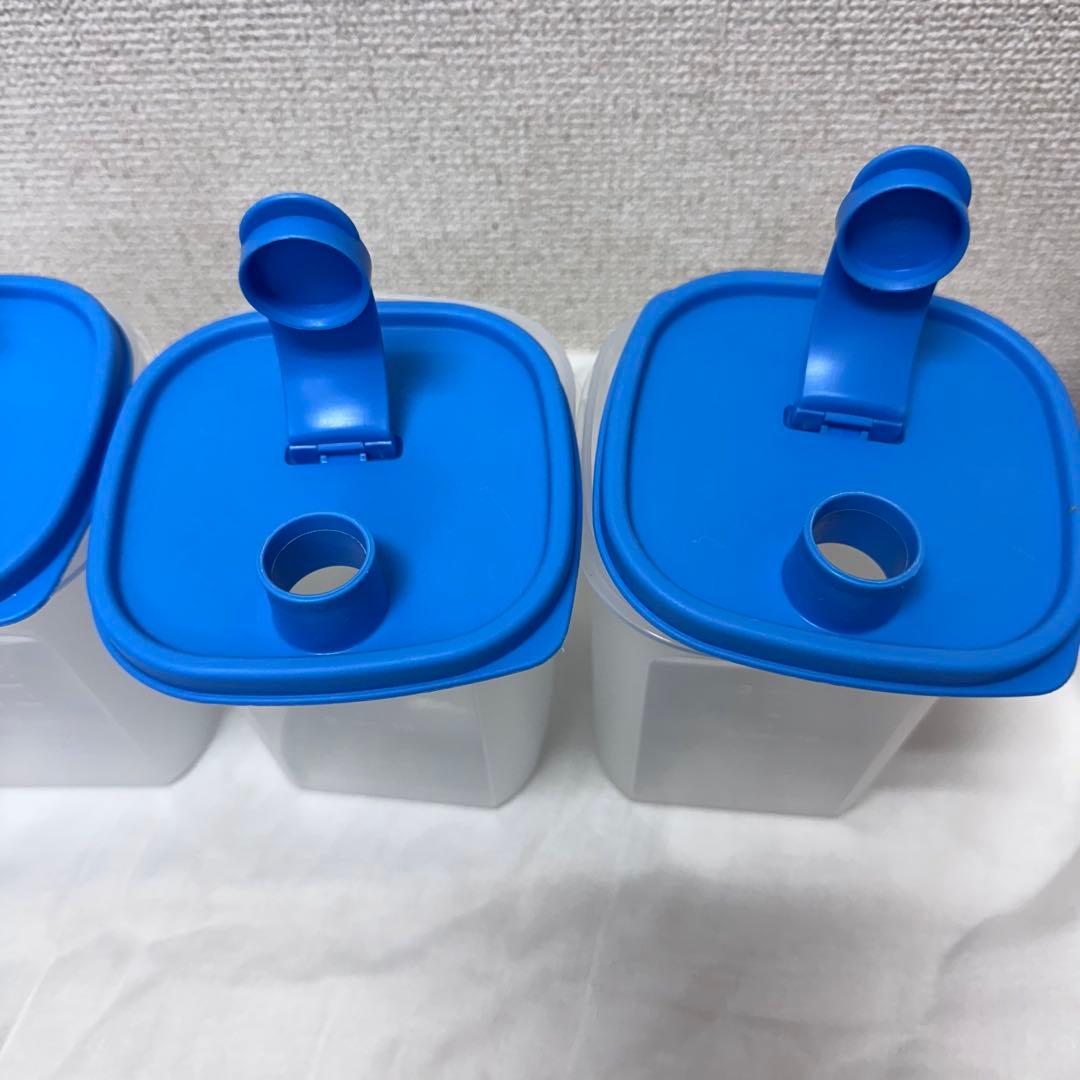 タッパーウェア　スクエア　sライン　1l 4個まとめ売り