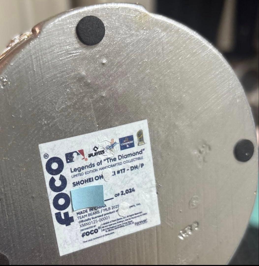 大谷翔平 2024 ワールドシリーズ優勝 ファナティクス限定 ボブルヘッド