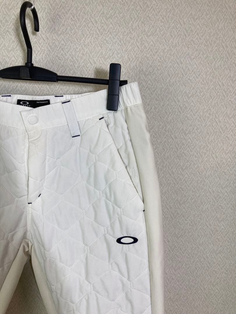 オークリーOakley ジャケットパンツセットアップキルティング　ホワイト