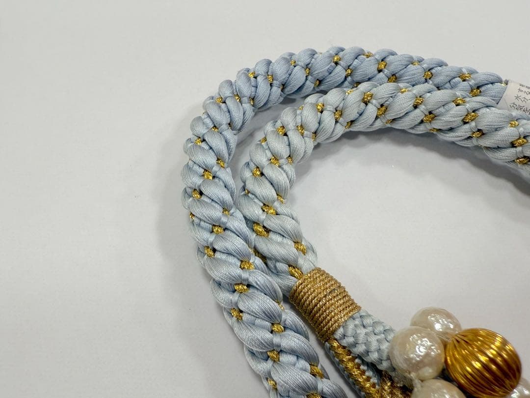 ///美品/// くすみ系///帯締め・帯揚げ・重ね衿・振袖・成人式・3点セット