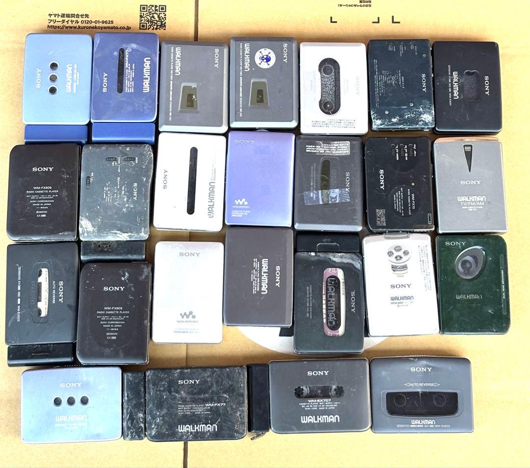 SONY カセットウォークマン ジャンク品 25台まとめセット