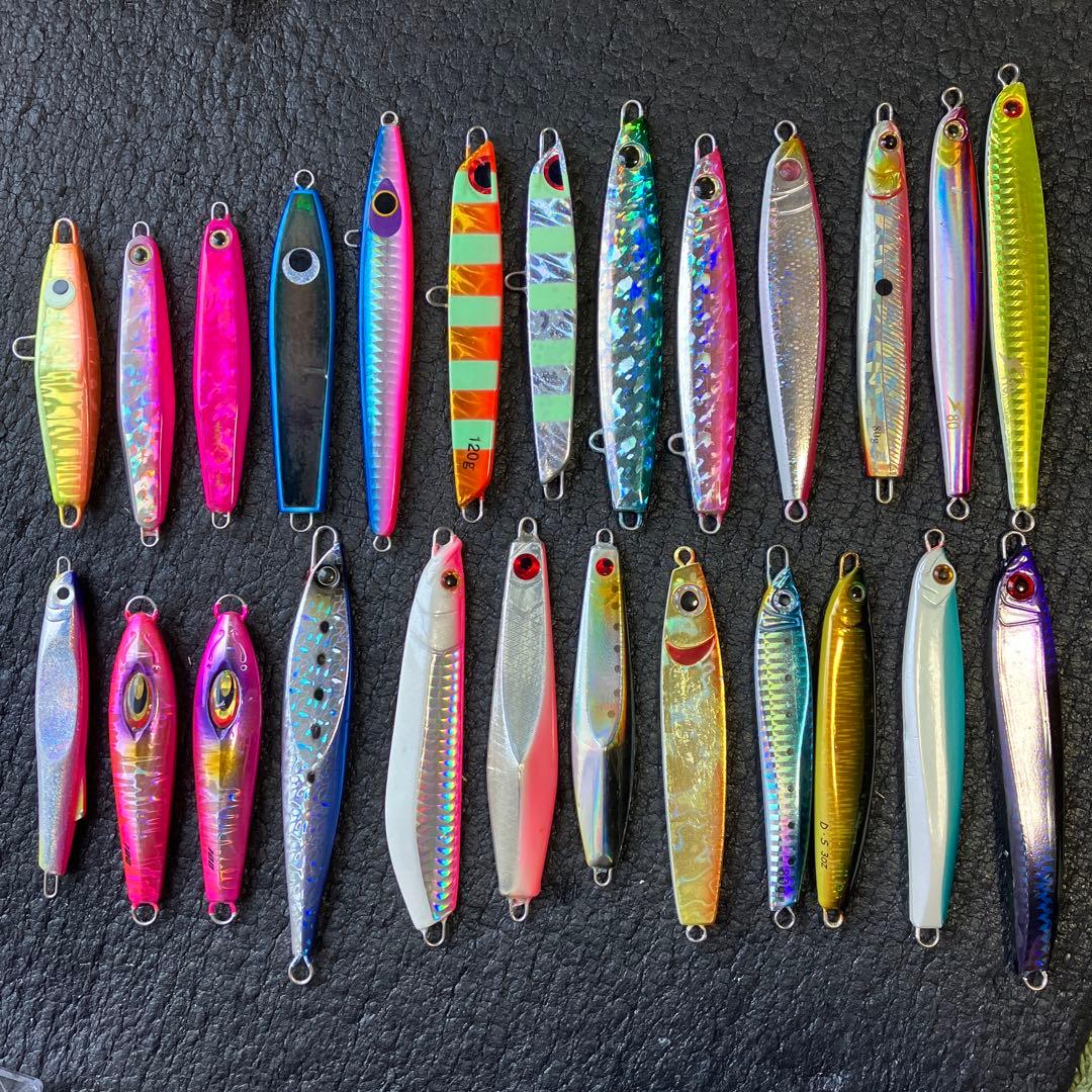 太刀魚ジギング用　メタルジグセット　100g前後