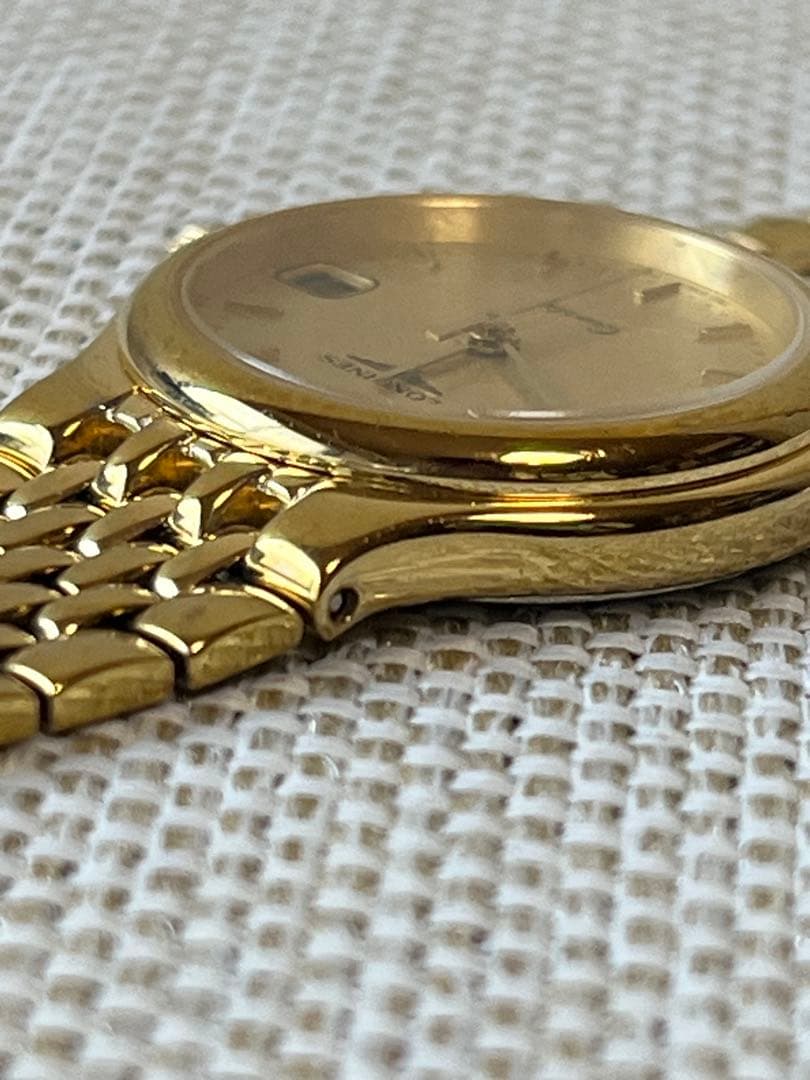 【希少・美品】ロンジン Flagship クォーツ ゴールド デイト付