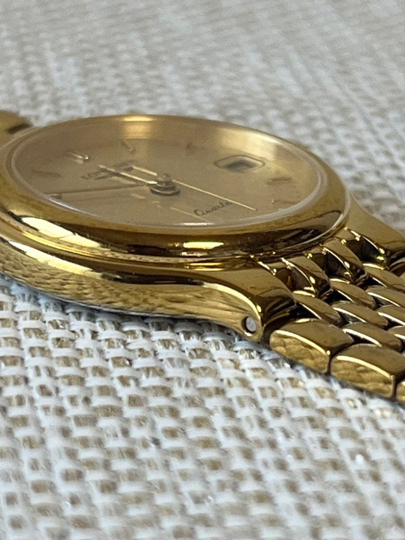 【希少・美品】ロンジン Flagship クォーツ ゴールド デイト付