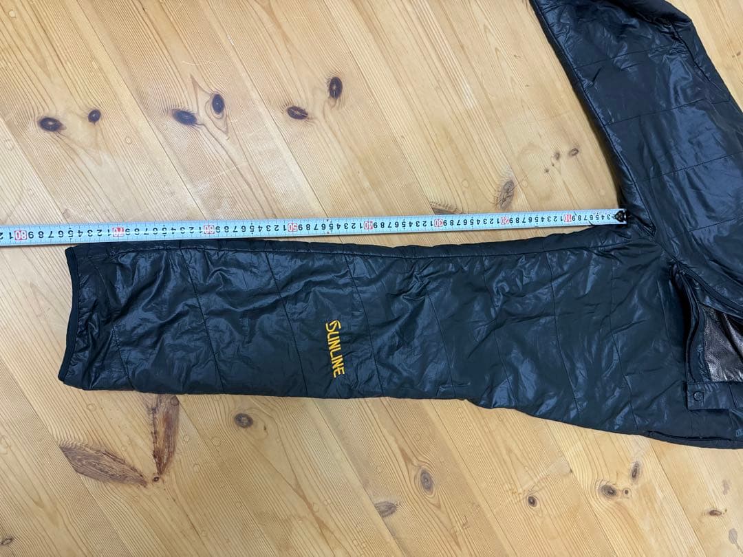 SUNLINE ブラック フィッシングスーツ 上下セット