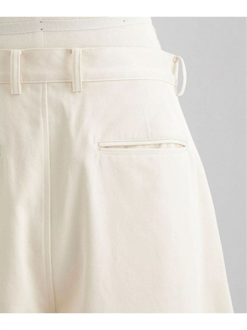 LOEFF コットン サテン バギーパンツ
