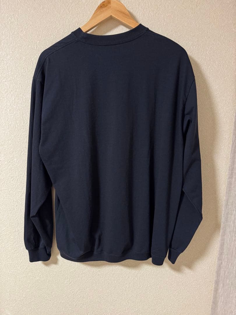 トップス ENNOY LONG SLEEVE HEM RIB TEE (NAVY)