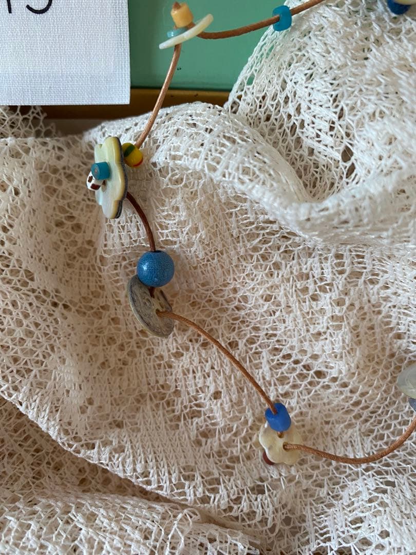 未使用45Rビーズのネックレス