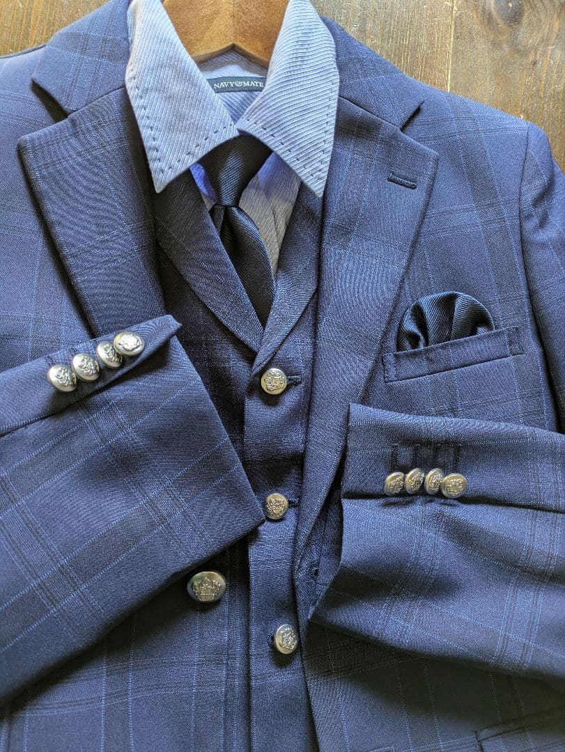 WANDER FACTORY　ベスト付スーツ6点セット160 フォーマル　卒業式