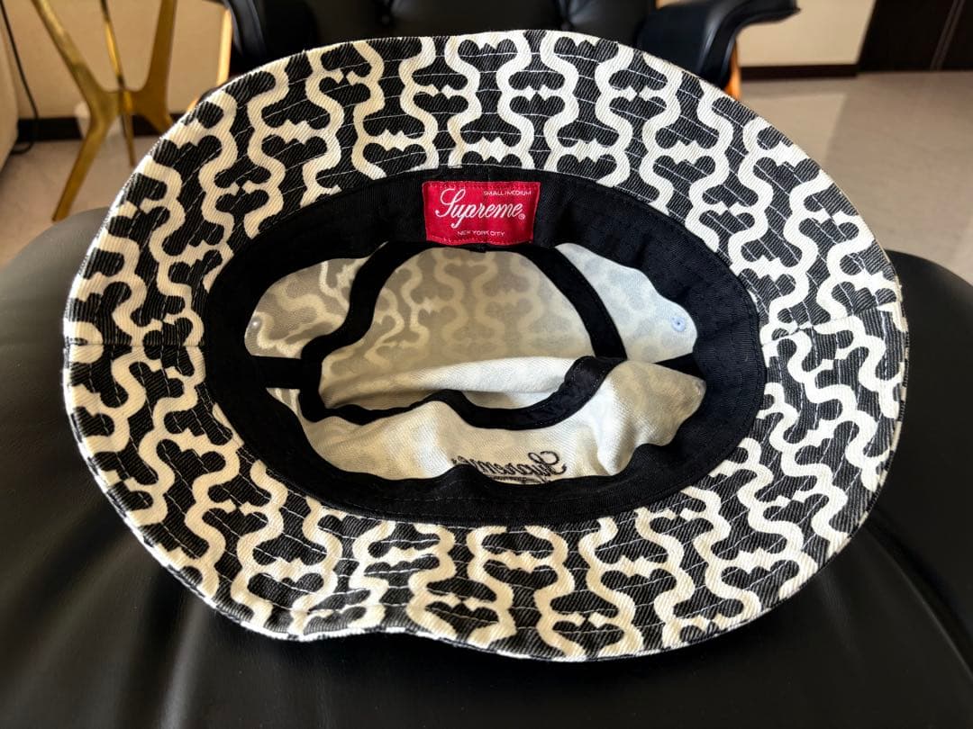 専用 Supreme Twill Crusher ブラック モノグラム ハット