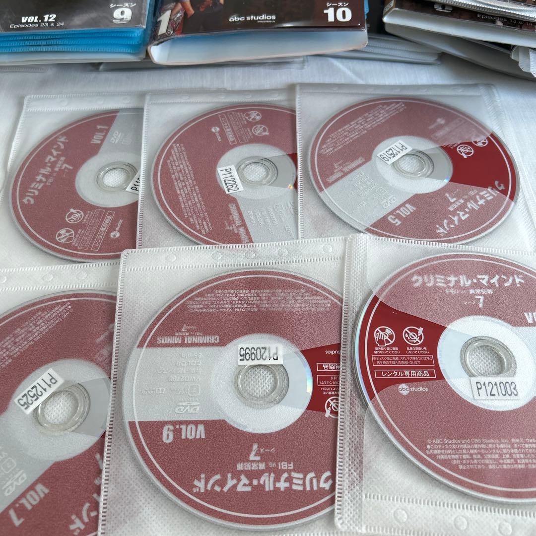 クリミナルマインド シーズン7〜ファイナルDVDセット　途中巻からです。