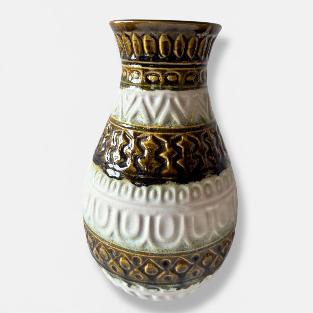 Fat Lava BAY 花瓶 3点セット｜西ドイツ製　フラワーベース 42㎝