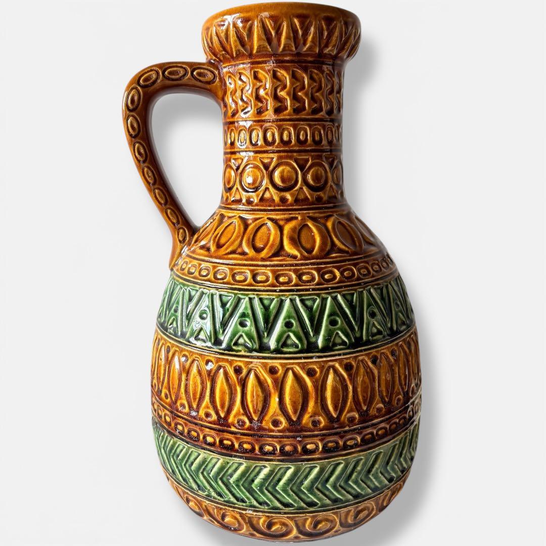 Fat Lava BAY 花瓶 3点セット｜西ドイツ製　フラワーベース 42㎝