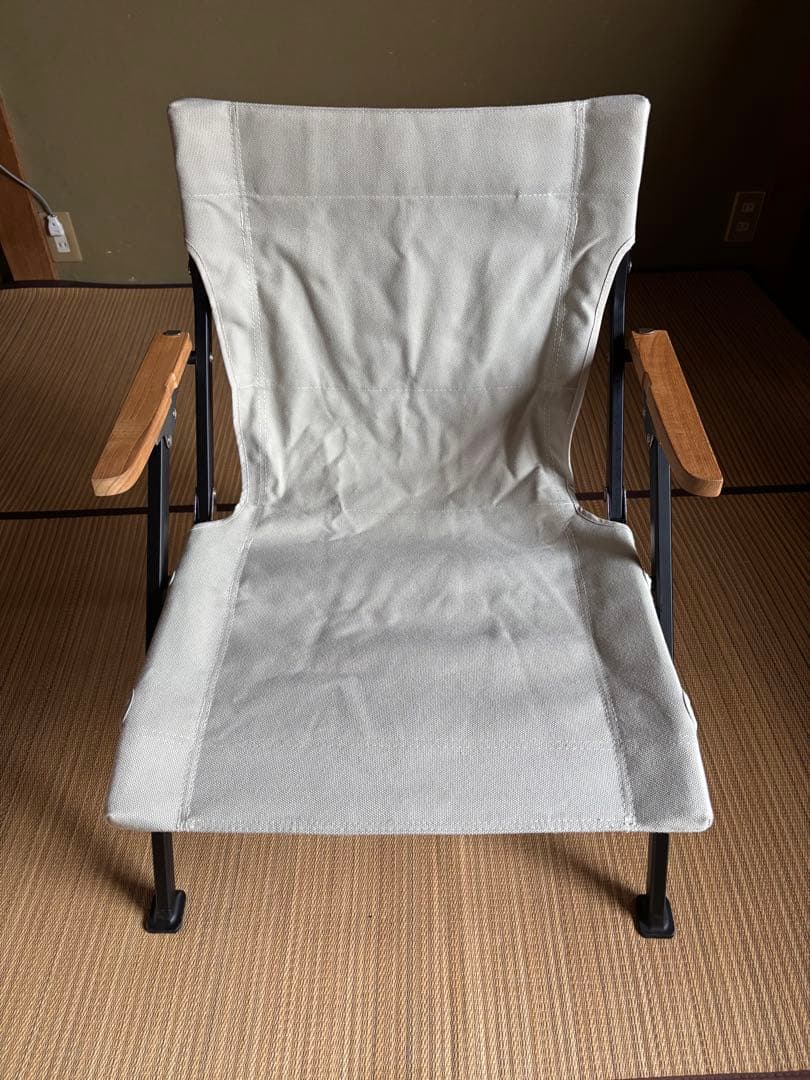  peak スノーピーク　ローチェアショート アイボリー