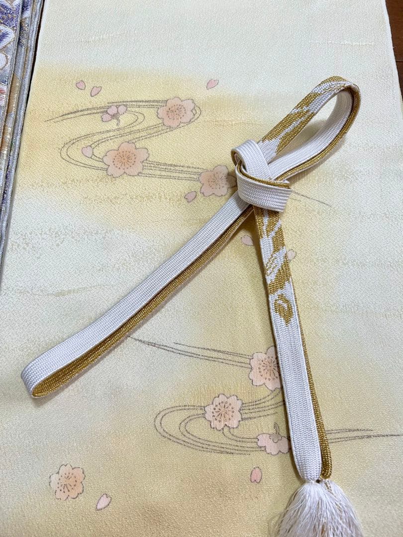 美品　トールサイズ　裄丈長め　正絹訪問着　フルセット4点　袋帯両面　入学式