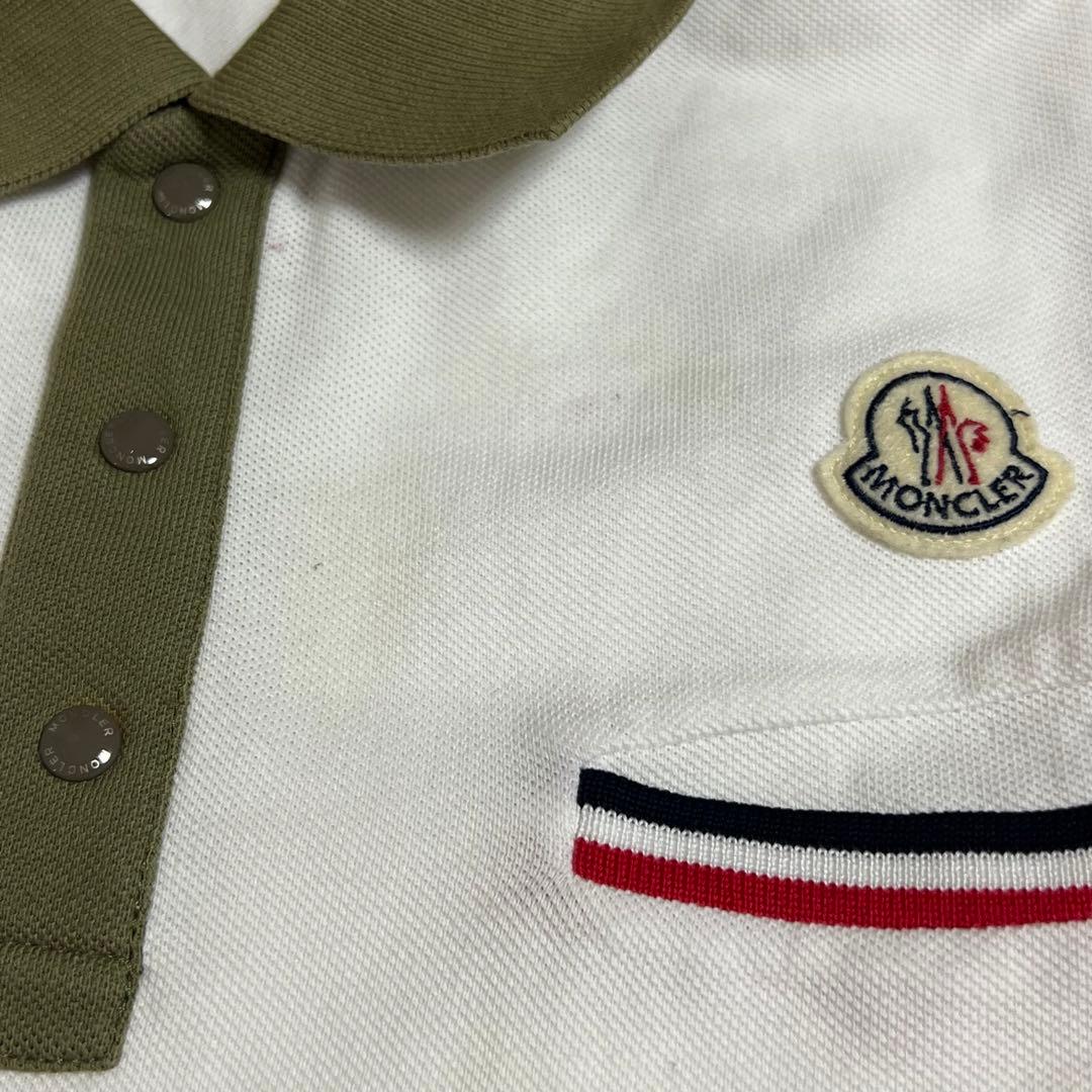 MONCLER（モンクレール）ポロシャツ/XL/ホワイト