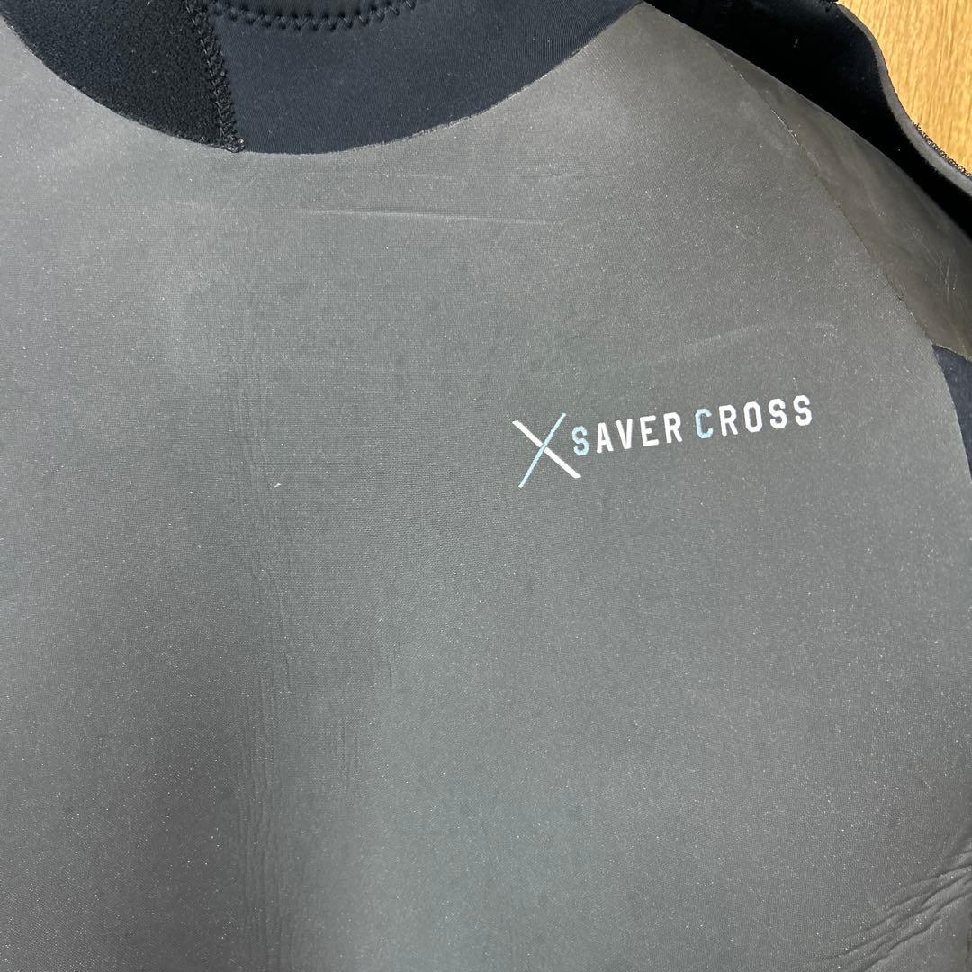 フルオーダーSAVERCROSSセミドライ フルスーツ ブラック/レッド