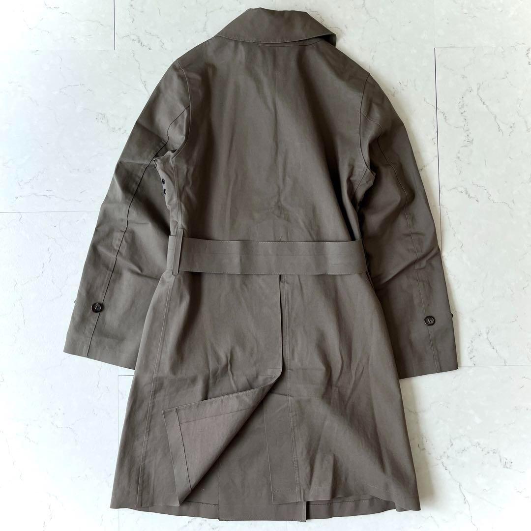 美品 マッキントッシュ × マーガレットハウエル ゴム引きトレンチコート カーキ