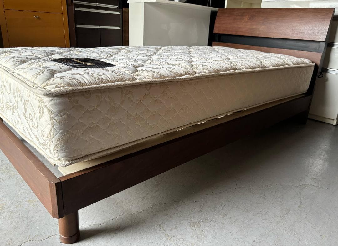 最高級 関家具＆KingsDown シングルベッド、幅98cm Used/キレイ