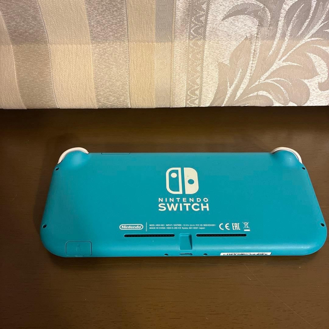【動作確認済】Switch Lite ターコイズ スイッチライト 充電器付