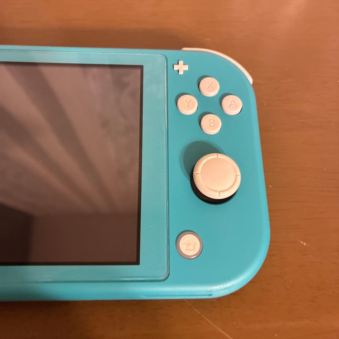 【動作確認済】Switch Lite ターコイズ スイッチライト 充電器付