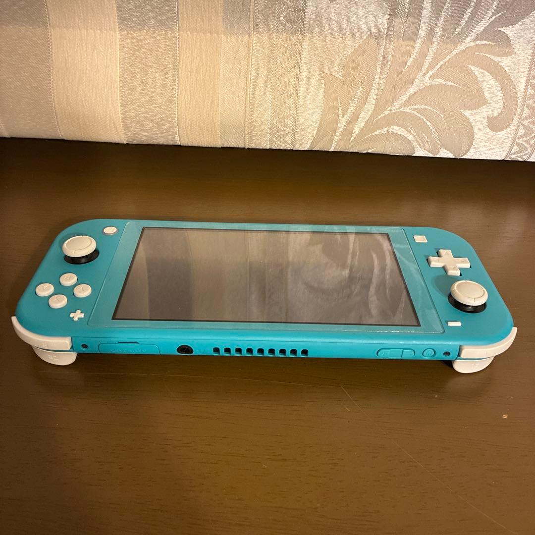 【動作確認済】Switch Lite ターコイズ スイッチライト 充電器付