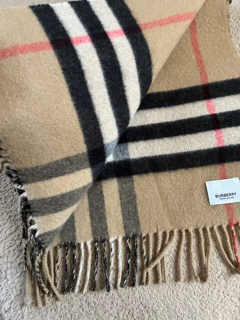 BURBERRY チェック柄 マフラーリバーシブル　 ノバチェック