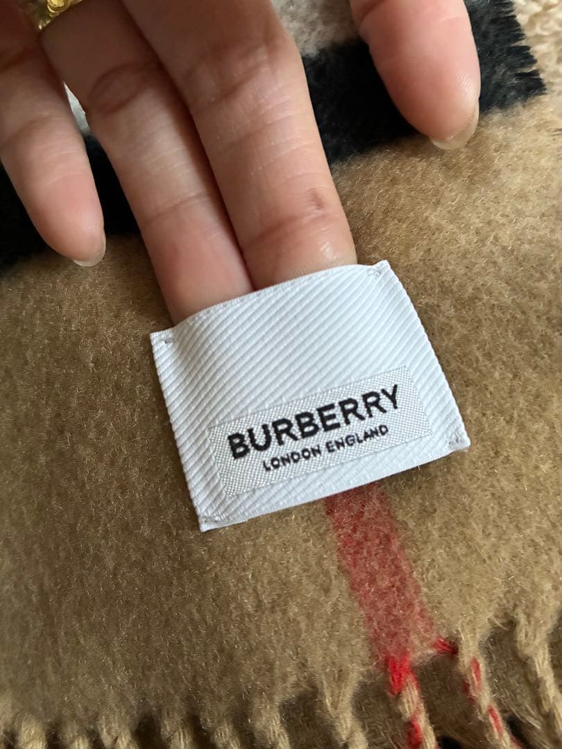 BURBERRY チェック柄 マフラーリバーシブル　 ノバチェック