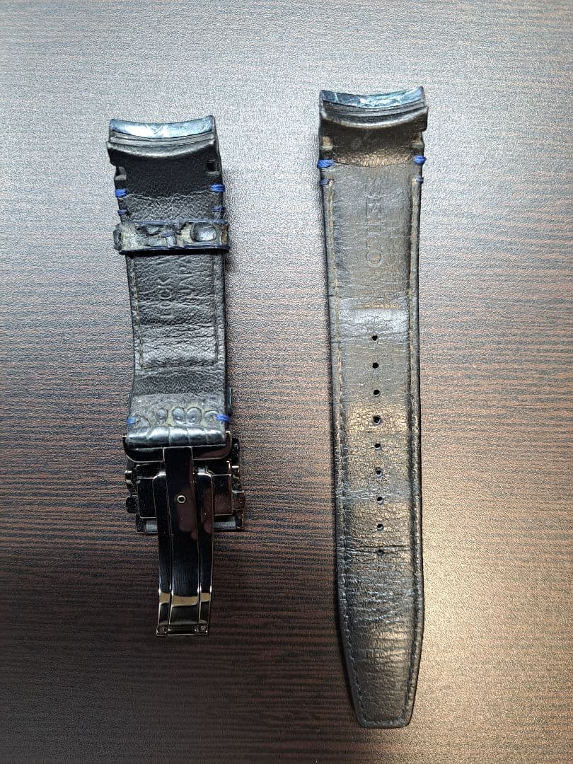 セイコー　アストロン　革ベルト　クロコダイル