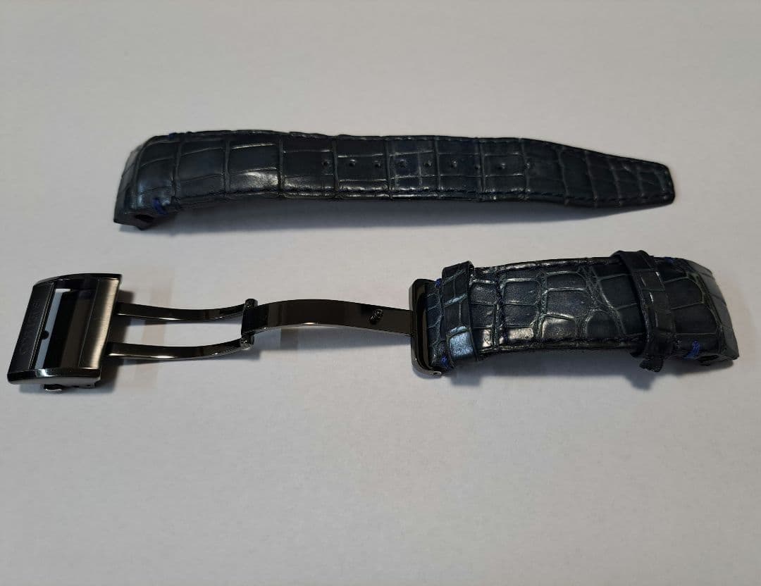 セイコー　アストロン　革ベルト　クロコダイル