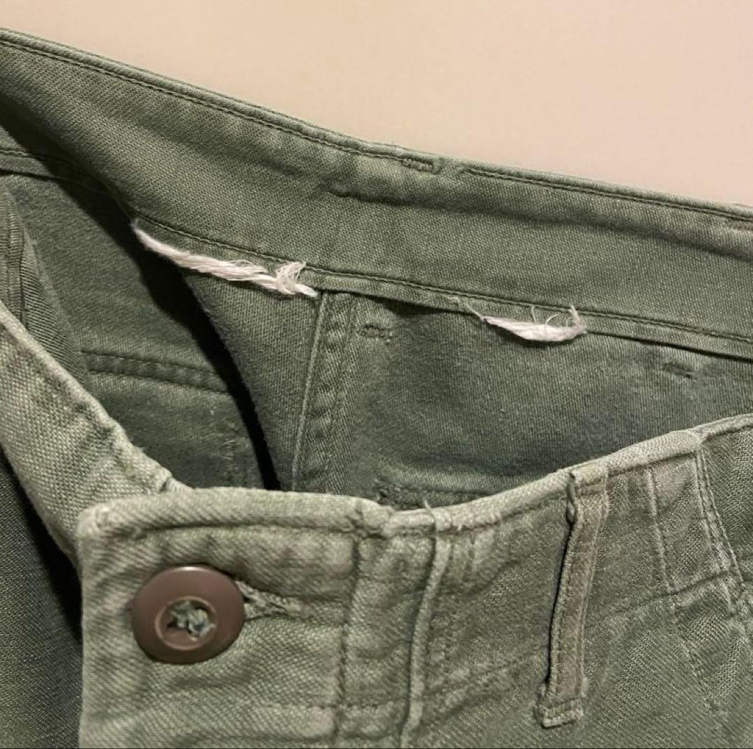 50s ~ 60s US ARMY コットン サテン ベイカーパンツ