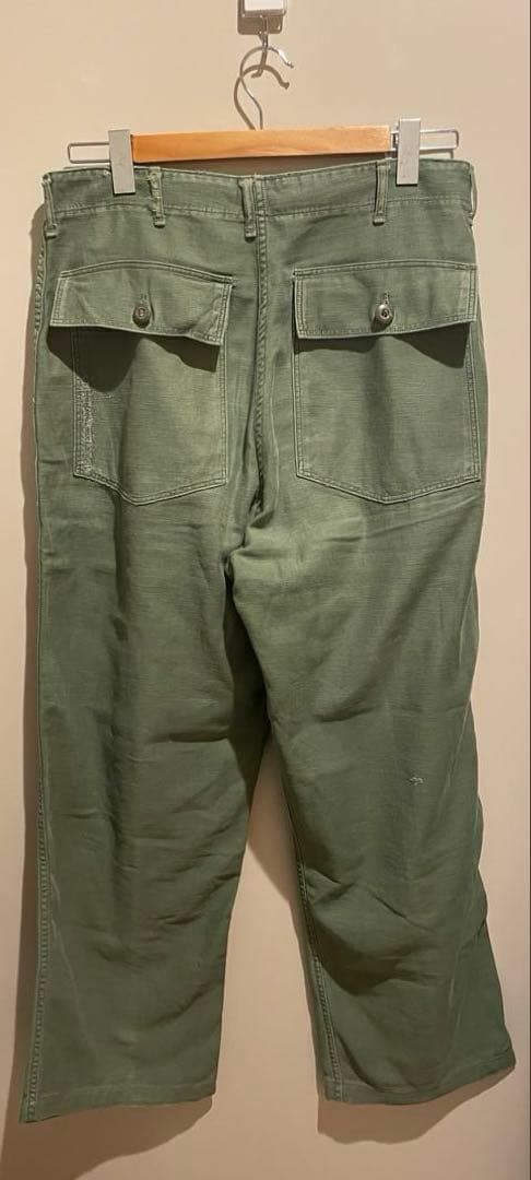 50s ~ 60s US ARMY コットン サテン ベイカーパンツ