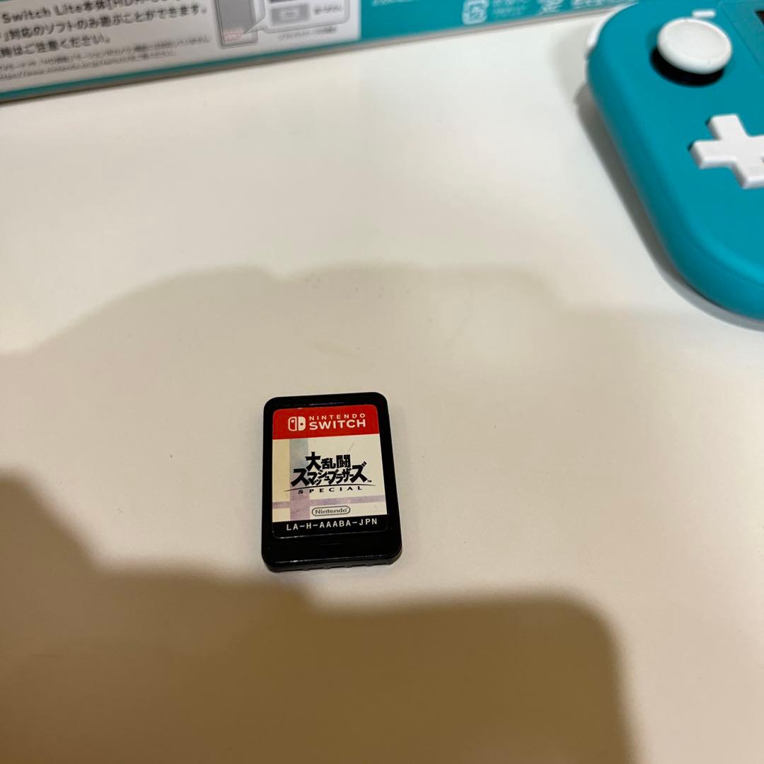 Nintendo Switch Lite ターコイズ 本体　スマブラソフト
