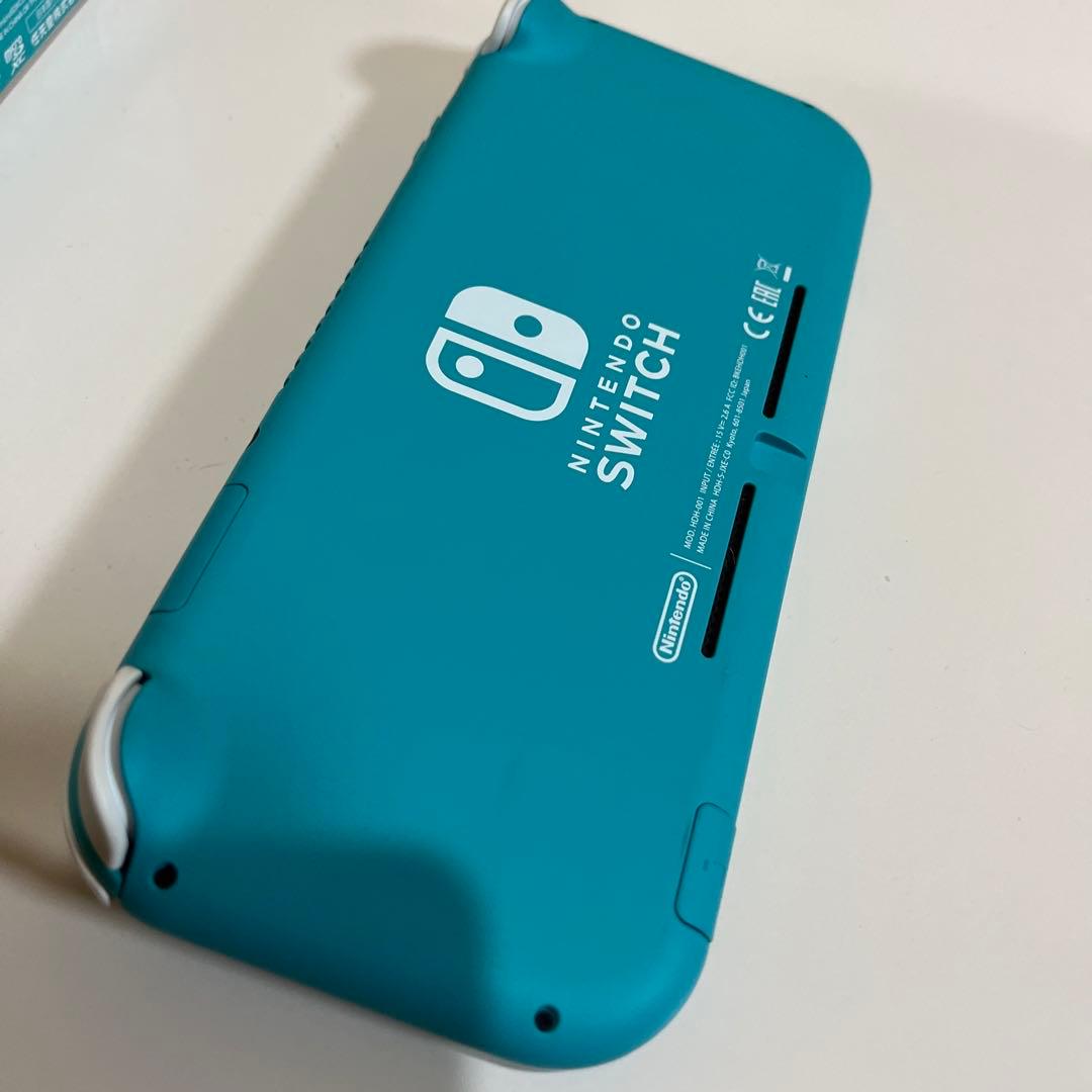 Nintendo Switch Lite ターコイズ 本体　スマブラソフト