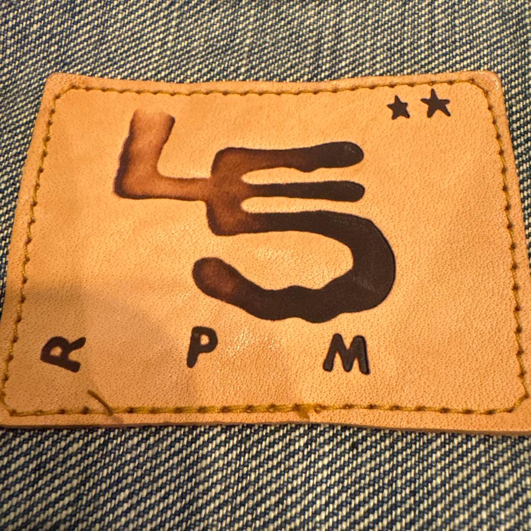 45rデニムジャケット デニムブルー