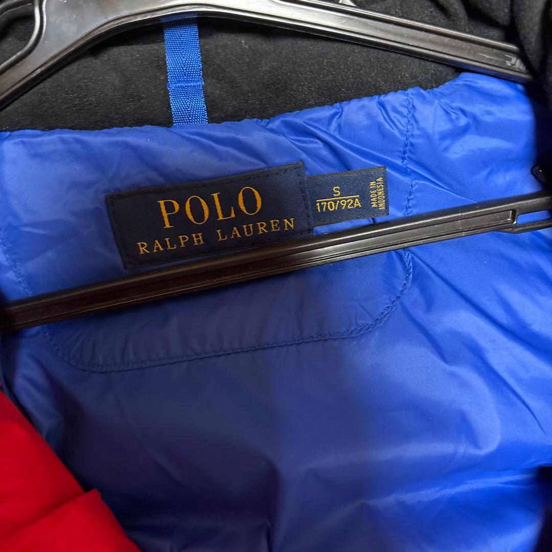 ポロ・ラルフ・ローレン 赤 ダウンベスト