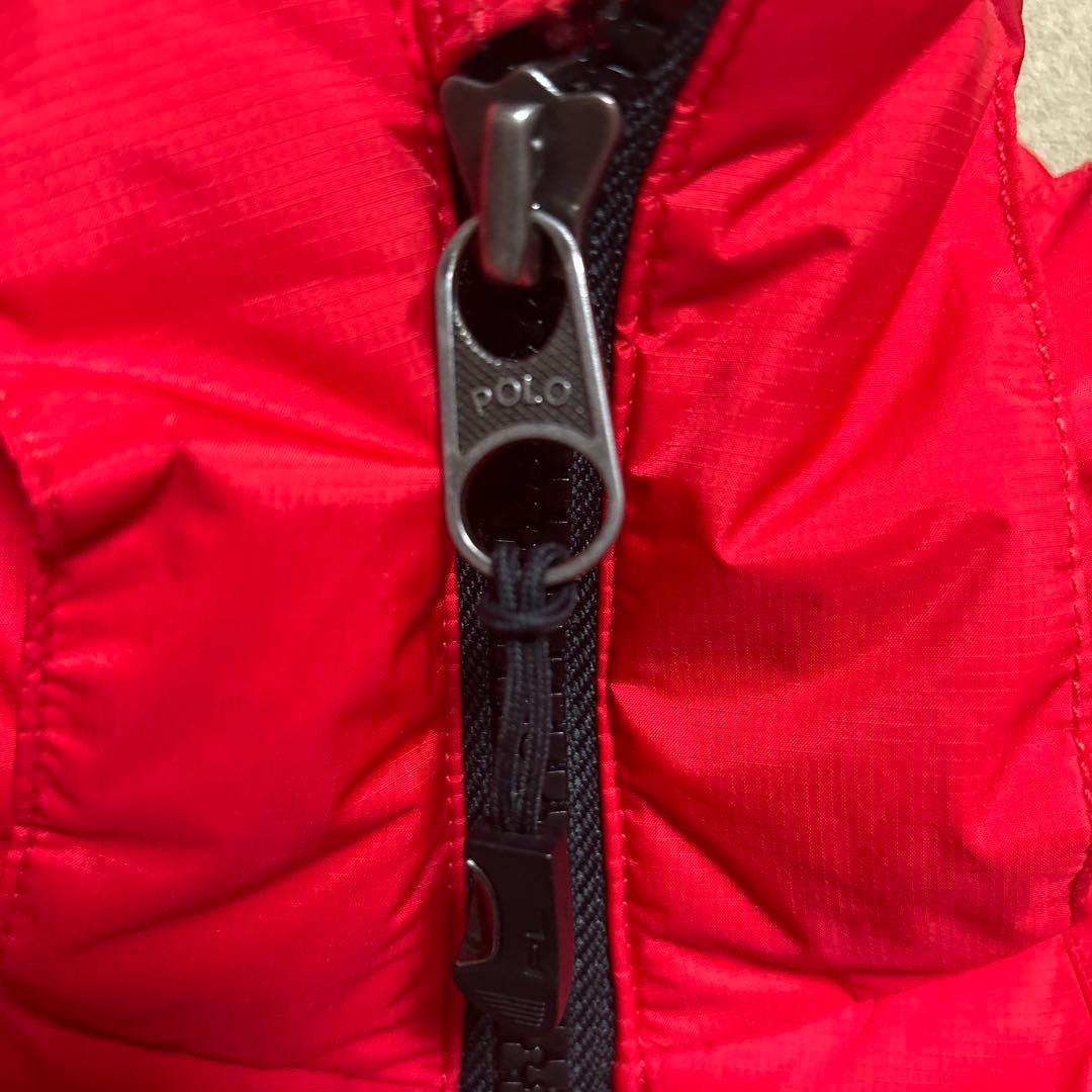 ポロ・ラルフ・ローレン 赤 ダウンベスト