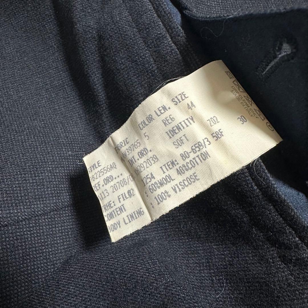 希少　ラルディーニLARDINI ダブルテーラードジャケット　ネイビー　紺　44