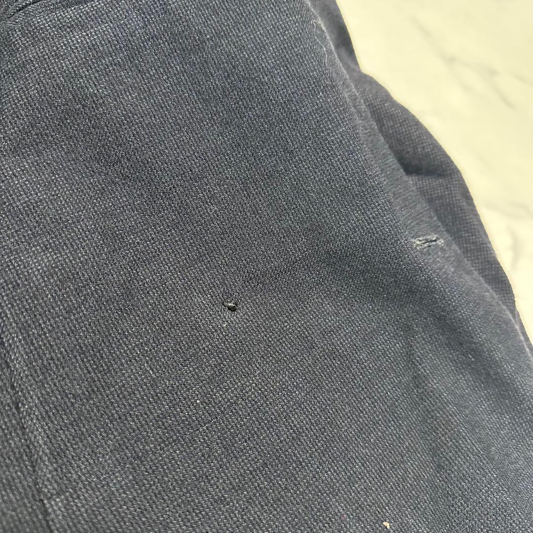 希少　ラルディーニLARDINI ダブルテーラードジャケット　ネイビー　紺　44