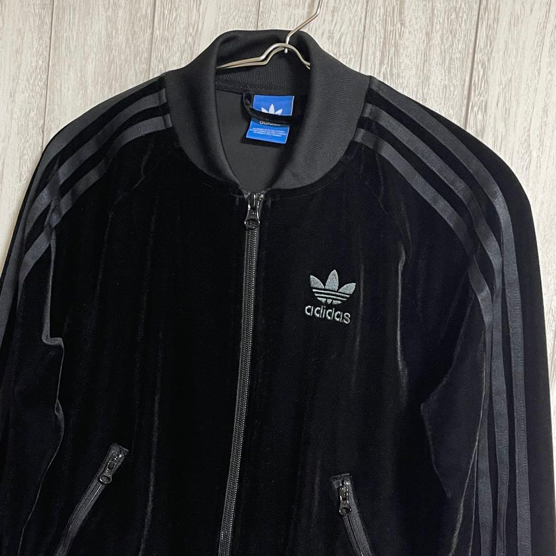 アディダス adidas トラックジャケット ベロア ジャージ