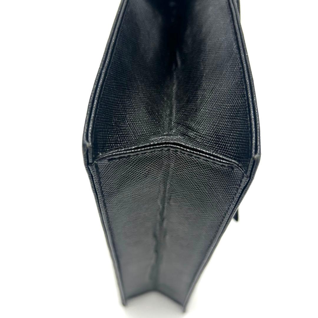 美品 サンローラン カサンドラ クラッチバッグ セカンドバッグ ブラック